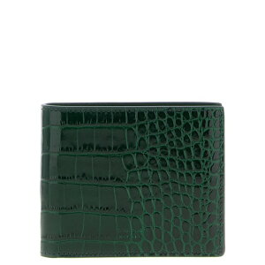 TOM FORD gtH[h Y zEJ[hP[X Y0410LCL439S1E005 Crocodile leather wallet Green onesize yE֐ōz
