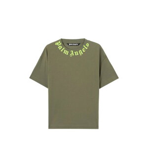 Palm Angels �p�[���G���W�F���X �����Y T�V���c�E�J�b�g�\�[ PMAA109S26JER0085614 T-shirt Palm Angels GREEN S M L XL 2XL �y���������E�֐ō��z
