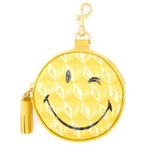 ANYA HINDMARCH �A�j���E�n�C���h�}�[�` ���f�B�[�X �e�b�N�A�C�e�� 194266LEMONCURDYELLOWJADE EAR PODS POUCH WINK YELLOW onesize �y���������E�֐ō��z
