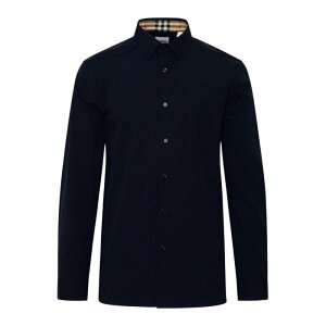 Burberry �o�[�o���[ �����Y �V���c�E�u���E�X 8071800 Sherfield shirt in blue cotton Dark Blue S XL 3XL L M 2XL �y���������E�֐ō��z
