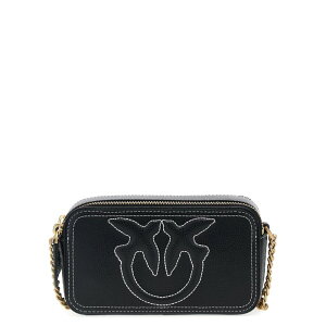 PINKO �s���R ���f�B�[�X �n���h�o�b�O�E�V�����_�[�o�b�O 103799A1LFZ99Q 'Carrie Camera Case' crossbody bag Black onesize �y���������E�֐ō��z
