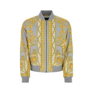 yyVC[OXӍՍő80%OFF+P2{~zVERSACE FT[`F Y JWAWPbg 10162491A113885E350 Printed polyester bomber jacket Printed 48 52 yE֐ōz