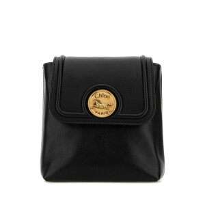 Chloe �N���G ���f�B�[�X �o�b�N�p�b�N CH26SP581O37001 Black leather Horse Medal backpack Black onesize �y���������E�֐ō��z