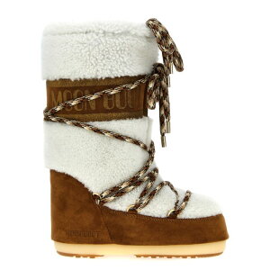 MOON BOOT ���[���u�[�c ���f�B�[�X �u�[�c 80D1402610MA03 'Lab69 Icon' boots Brown 35~38 39~41 35 39 3538 3941 �y���������E�֐ō��z