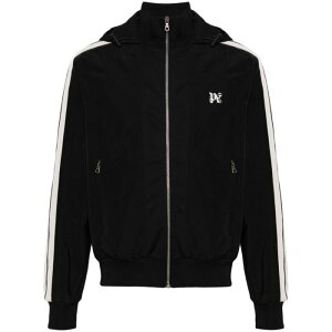 Palm Angels �p�[���G���W�F���X �����Y �J�W���A���W���P�b�g PMEA267R24FAB0011003 Palm Angels Jackets Black Blacks and greys L XL M S �y���������E�֐ō��z
