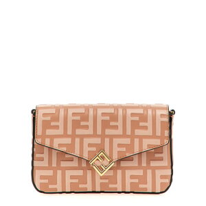 FENDI �t�F���f�B ���f�B�[�X ���z�E�J�[�h�P�[�X 8M0509AS42F1SO1 'FF Diamonds' wallet on chain Pink onesize �y���������E�֐ō��z