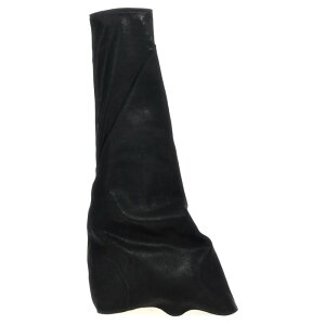 Rick Owens DRKSHDW ���b�N �I�E�G���X �_�[�N�V���h�E ���f�B�[�X �u�[�c DS01E3815SCF911 'Fetish' boots Black IT36 IT37 IT38 IT39 IT40 IT41 37 38 39 40 36 41 �y���������E�֐ō��z