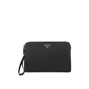 yyV}\ ő75%OFF+őP4{zPrada v_ Y Nb`obOE|[` 2VF056VOOI9Z2F0002 Saffiano leather clutch Black onesize yE֐ōz