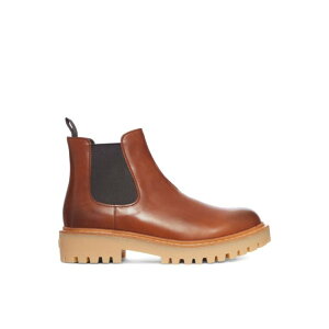 Prada �v���_ �����Y �u�[�c 2TE211FG000070F0046 LEATHER CHELSEA BOOTS F0046 COGNAC UK8 UK81/2 UK9 UK71/2 6 6.5 7 7.5 8 8.5 9 10 �y���������E�֐ō��z