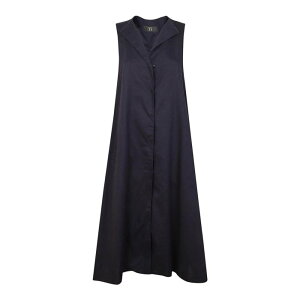 Yohji Yamamoto ���E�W���}���g ���f�B�[�X �����s�[�X�E�h���X�E�I�[���C������ YYD810032 Cotton dress Dark Blue 2 �y���������E�֐ō��z