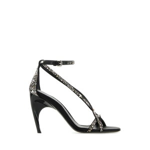 Alexander McQUEEN �A���L�T���_�[�E�}�b�N�C�[�� ���f�B�[�X �T���_�� 780693W4X271064 SCARPE STRINGATE BLACKCRYSTAL 36 37 38 39 40 41 �y���������E�֐ō��z