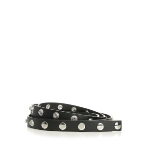 THE ATTICO �W�E�A�e�B�R ���f�B�[�X �x���g�E�T�X�y���_�[ 250WKE00027LBT019AA100 Studded belt Black 3XL 4XL 5XL L M S XL XS 2XL 2XS �y���������E�֐ō��z