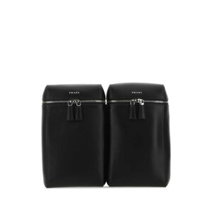Prada �v���_ �����Y �o�b�N�p�b�N 2VZ1002DXVF0002 Black leather backpack Black onesize �y���������E�֐ō��z