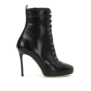 Dsquared2 fB[XNGA[h fB[X u[c W17J2080152124 Witness lace-up heeled booties Black 38 yE֐ōz