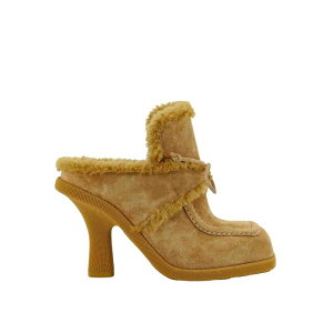 yyVX[p[Z[ ő80%OFF+P2{~zBurberry o[o[ fB[X T_ 8077389 Suede Mule Equestrian Knight Patch Beige 37 39 40 36 38 yE֐ōz