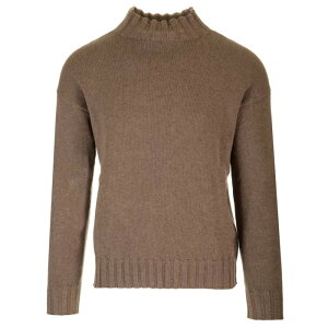TAGLIATORE �^���A�g�[�� �����Y �j�b�g�E�Z�[�^�[�E�J�[�f�B�K�� JUNGPWI24044TA Bicolor sweater Brown 50 52 54 42 44 46 48 56 58 60 62 64 �y���������E�֐ō��z