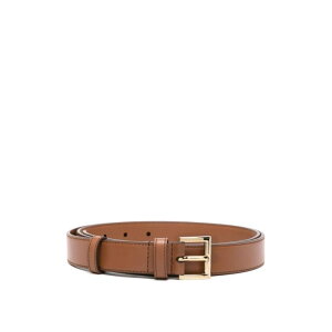Prada �v���_ ���f�B�[�X �x���g�E�T�X�y���_�[ 1CC5438NQF0ORP Logo plaque leather belt Camel 90 �y���������E�֐ō��z
