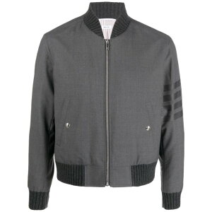 Thom Browne �g���E�u���E�� �����Y �J�W���A���W���P�b�g MJO030A06146025 Thom Browne Coats Grey Blacks and greys 1 2 3 4 0 5 �y���������E�֐ō��z