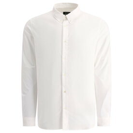 アーペーセー A.P.C. "Greg" shirt COECKH12499AAB Men シャツ・ブラウス White M XL L S 2XL 【送料無料・関税込】