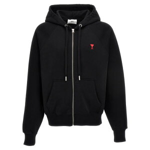 AMI Paris �A�~�p���X �����Y �X�E�F�b�g�E�t�[�f�B�[ BFUSW435730001 'Ami De Coeur' hoodie Black L S M XL XS 2XL 2XS �y���������E�֐ō��z