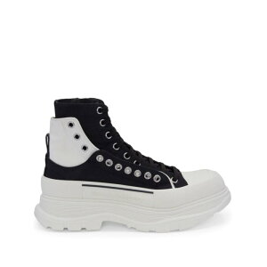 Alexander McQUEEN ALT_[E}bNC[ Y Xj[J[ 735819W4TGR1170 Alexander McQueen Boots Black Blacks and greys 421/2 40 41 42 43 44 yE֐ōz