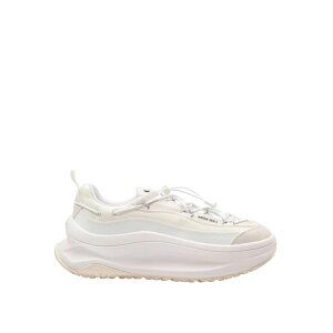 MOON BOOT ���[���u�[�c ���f�B�[�X �X�j�[�J�[ 80D2490100A001 Moon247 Sneakers In White Leather And Fabric White 40 41 38 39 37 36 �y���������E�֐ō��z