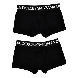 Dolce & Gabbana �h���`�F�K�b�o�[�i �����Y �A���_�[�E�F�A M9D70JONN97N0000 2-Pack logo boxer boxer Black 3 4 5 6 7 �y���������E�֐ō��z