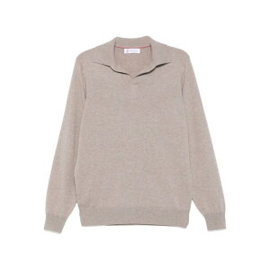Brunello Cucinelli ulEN`l Y jbgEZ[^[EJ[fBK M22203805CBF75 Sweater Brunello Cucinelli NEUTRALS IT48 IT52 IT50 yE֐ōz