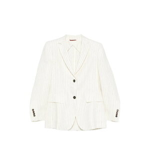 Max Mara Studio �}�b�N�X�}�[�� �X�e���f�B�I ���f�B�[�X �u���U�[�E�W���P�b�g MSTELOGIO228001 Jacket Max Mara Studio WHITE IT38 IT42 IT44 IT40 �y���������E�֐ō��z