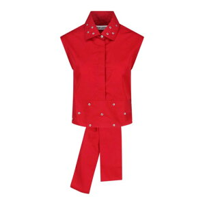 OUR LEGACY �A���[���K�V�[ ���f�B�[�X �V���c�E�u���E�X W4252GLRLIPSTICKREDSUPERPOPLIN Top Red 38 36 �y���������E�֐ō��z