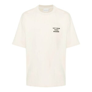 Drole De Monsieur �h���[���h���b�V�� �����Y T�V���c�E�J�b�g�\�[ PERMTS203CO002MASTI T-shirt Drole De Monsieur NEUTRALS S M L XL 2XL �y���������E�֐ō��z