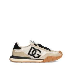 Dolce & Gabbana �h���`�F�K�b�o�[�i �����Y �X�j�[�J�[ CS2384AZ8628S469 NYLON AND SUEDE DG ATHLETIC SNEAKERS 8S469 AVORIO/NERO 401/2 411/2 421/2 431/2 IT40 IT41 IT42 IT43 IT44 IT45 IT46 40 41 42 43 44 45 39 40.5 41.5 42.5 46 43.5 �y����