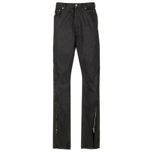 Rick Owens ���b�N �I�E�G���X �����Y �W�[���Y RR01D3343BW99 Coated denim trousers Black US32 US33 US26 US27 US28 US29 US30 US31 US34 US35 US36 US37 US38 US39 US40 US42 US44 30 31 32 33 �y���������E�֐ō��z