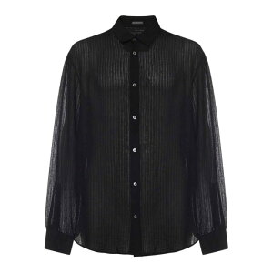 Ann Demeulemeester �A���h�D�������X�e�[�� �����Y �V���c�E�u���E�X B0010522FA712099 Andre Classic Shirt Black 50 48 52 �y���������E�֐ō��z