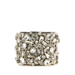 Dries Van Noten �h���X���@���m�b�e�� ���f�B�[�X �u���X���b�g 2610182740080952 Embellished metal bracelet Silver S M �y���������E�֐ō��z