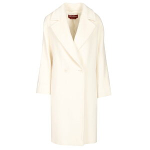 Max Mara Studio �}�b�N�X�}�[�� �X�e���f�B�I ���f�B�[�X �R�[�g 2526016042600581008 Double-breasted coat White IT34 IT36 IT38 IT40 IT42 IT44 IT46 IT48 IT50 IT52 IT54 �y���������E�֐ō��z