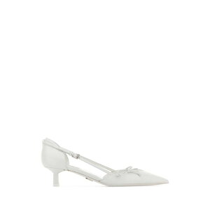 Prada �v���_ ���f�B�[�X �p���v�X�E�n�C�q�[�� 1I442OFB045011F0009 White leather pumps White 35 35.5 36 36.5 37 37.5 38 39 40 41 �y���������E�֐ō��z