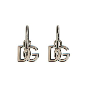 Dolce & Gabbana h`FKbo[i Y sAXECO WER5M3W1111G7657 DG LOGO EARRINGS SILVER onesize yE֐ōz