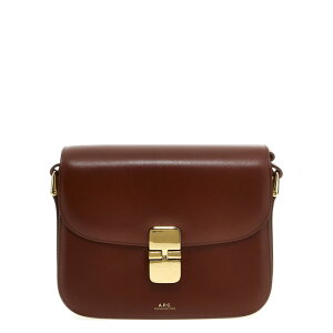 A.P.C. �A�[�y�[�Z�[ ���f�B�[�X �n���h�o�b�O�E�V�����_�[�o�b�O PXBMWF61413CAD 'Grace Small' crossbody bag Brown onesize �y���������E�֐ō��z