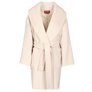 Max Mara Studio �}�b�N�X�}�[�� �X�e���f�B�I ���f�B�[�X �R�[�g 2526016032600581023 Alpaca and virgin wool coat White IT34 IT36 IT38 IT40 IT42 IT44 IT46 IT48 IT50 IT52 IT54 �y���������E�֐ō��z