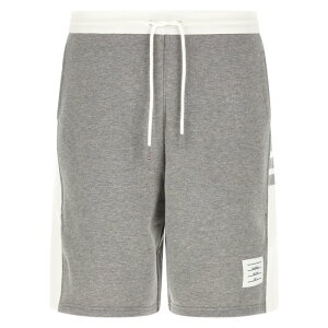 Thom Browne �g���E�u���E�� �����Y �V���[�g�p���c MJQ222A03037055 '4 Bar' bermuda shorts Gray 2 3 4 �y���������E�֐ō��z