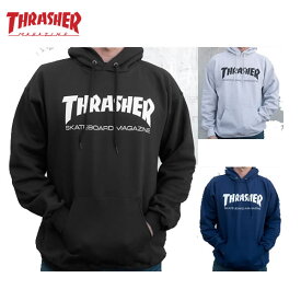 [正規品 無料ラッピング可]　処分価格！！スラッシャー パーカー メンズ レディース THRASHER スウェット USAモデル SKATEMAG プルオーバー【C1】【s8】