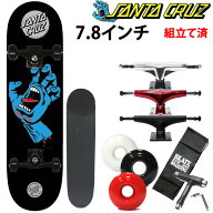 サンタクルーズ スケボー コンプリート スクリーミングハンド ブラックブルー 7.8x31.7インチ 選べるトラ…