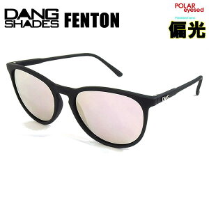 DANG SHADES�@�_���V�F�C�f�B�[�Y�@�T���O���X�@�Ό������Y�@��FENTON�@ BLACK SOFT �\�t�g x ROSE MIRROR POLARIZED VIDG00336-1�@�R���p�N�g�֑Ή��\�yK1�z�ys9�z
