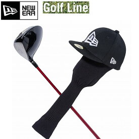 ニューエラ ゴルフ ヘッドカバー フラッグロゴ ブラック × ホワイト 12336594 GOLF HEAD COVER ゴルフ用品 ゴルフ NEWERA Golf 【C1】【s8】