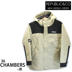 REPUBLIC リパブリック スノーボード ウェア 36CHAMBERS -jacket / KHAKI (23-24 2024) スノーボード　ジャケット 【C1】【s1】