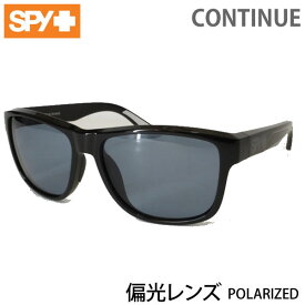 【楽Sセール中★3000円以上で300円OFFクーポン】 [正規品 無料ラッピング可]SPY サングラス 偏光レンズ　CONTINUE POLARIZED/　 BLACKフレーム BLUE Polarレンズ 　偏光レンズ　サングラス　【C1】【s7】