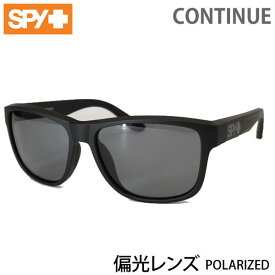 [正規品 無料ラッピング可]SPY サングラス 偏光レンズ　CONTINUE POLARIZED/　 MATTE BLACKフレーム BLACK Polarレンズ 　偏光レンズ　サングラス　【C1】【s4】