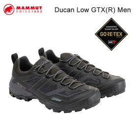 [正規品 無料ラッピング可]　マムート シューズ デュカン ゴアテックス 防水 MAMMUT GORE TEX Ducan Low GTX(R) Men black-dark titanium 日本正規品【s1】