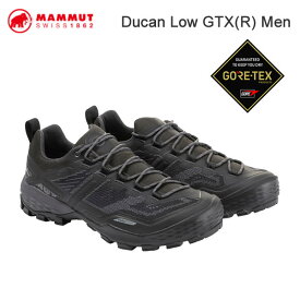 [正規品 無料ラッピング可]　マムート シューズ デュカン ゴアテックス 防水 MAMMUT GORE TEX Ducan Low GTX(R) Men black-dark titanium 日本正規品【s6】